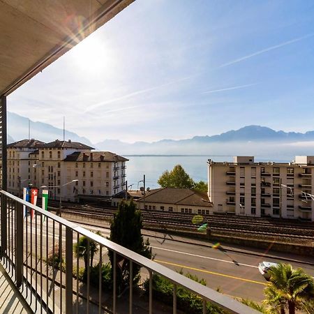Florimont Double Lake View Room - Self Check-In Montreux Exteriör bild