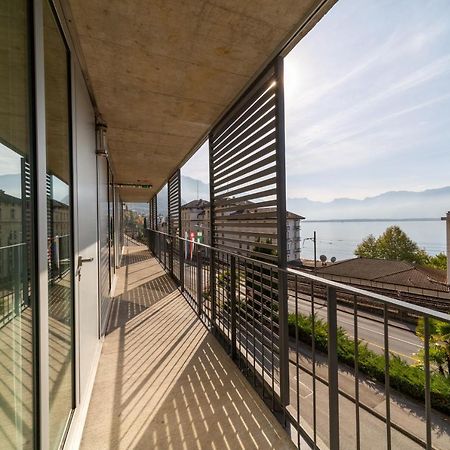 Florimont Double Lake View Room - Self Check-In Montreux Exteriör bild